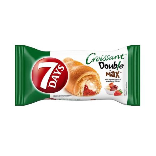 7Days double croissant eper-vanília - 80g