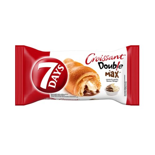 7Days double croissant kakaó-vanília - 80g