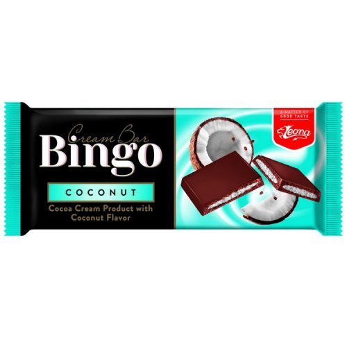 Bingo kókuszos krémmel töltött tejtábla - 90g