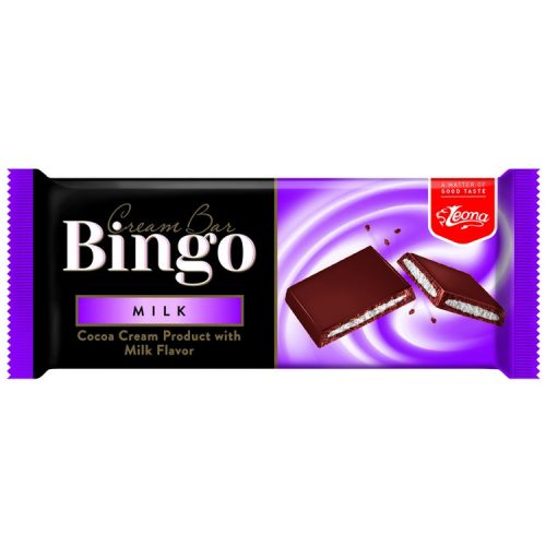 Bingo tej ízű krémmel töltött tejtábla - 90g