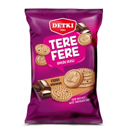 Detki Tere-fere édes omlós keksz csokidarabokkal - 150g