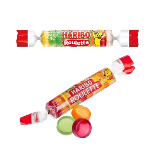 Haribo roulette gyümölcs - 25g