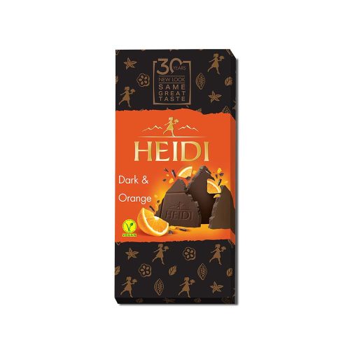 Heidi táblás étcsokoládé narancshéj - 80g