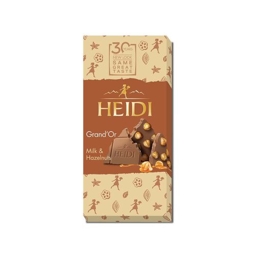 Heidi táblás tejcsokoládé egészmogyoró - 100g