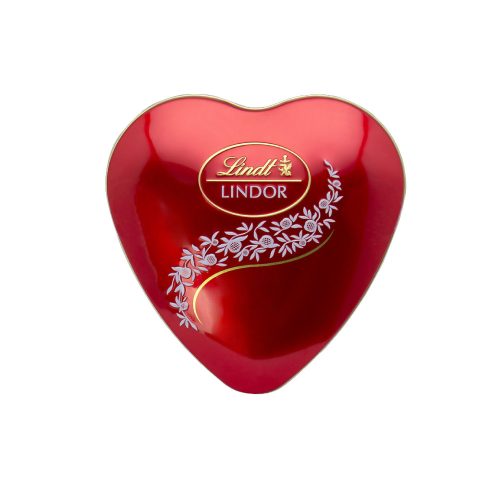 Lindor Milk Tin kicsi szív fémdobozban - 50 g