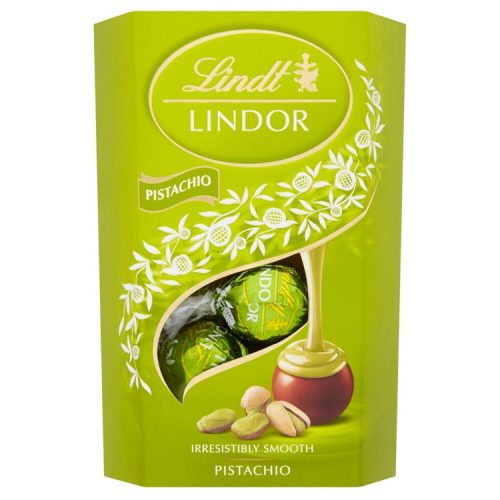 Lindor tejcsokoládé golyók pisztácia - 200g