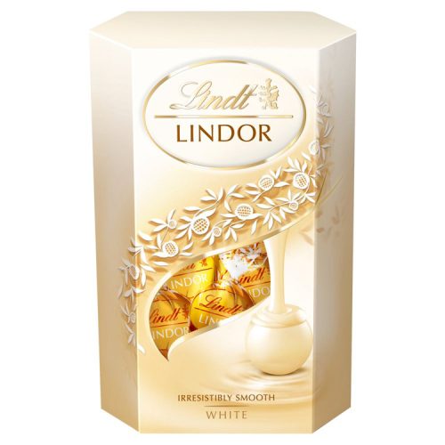 Lindor White fehércsokoládé golyók díszdobozban - 200 g