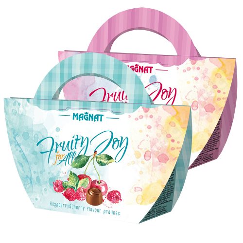 Magnat Fruity Joy For All meggy-málna ízű praliné - 105g