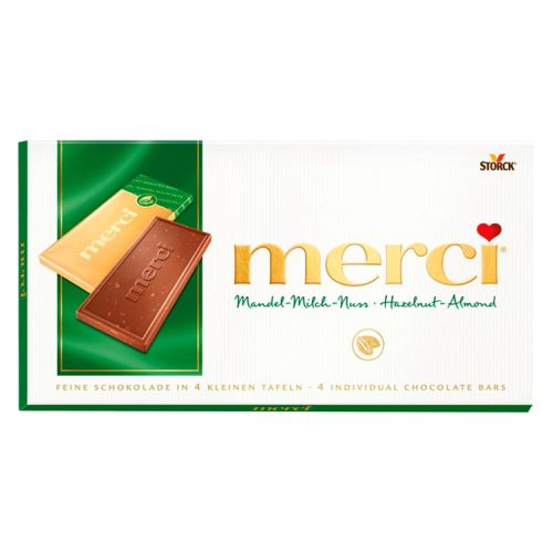 Merci táblás csokoládé mandula-mogyoró - 100g