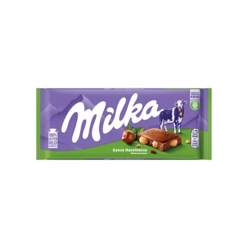 Milka táblás egész mogyorós - 100g