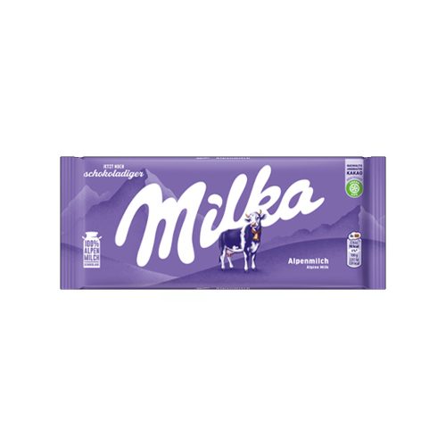 Milka táblás tejcsokoládé - 100g