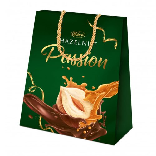 Vobro passion mogyorókrémmel töltött praliné táskában - 182g