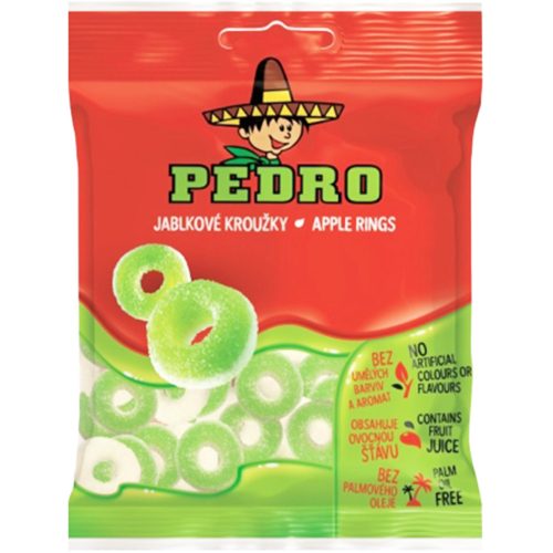 Pedro gumicukor apple rings - 80g