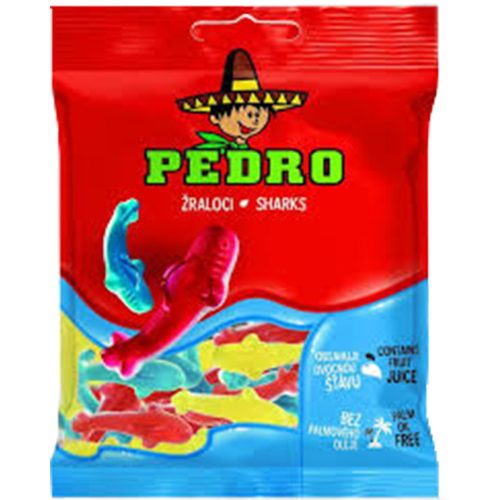 Pedro gumicukor sharks - 80g