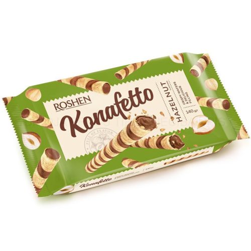 Roshen Konafetto mogyorókrémes ostyarúd - 140g