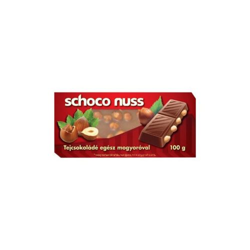 Schoco Nuss Tejcsoki Egészmogyoróval - 100G