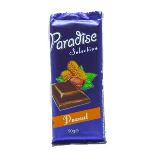 T. Paradise selection mogyorókrémmel töltött tejtábla -90g