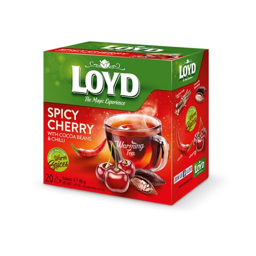 Loyd piramis tea meggy-chili-kakaó - 40g