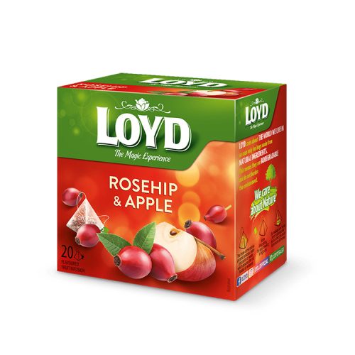 Loyd piramid tea csipkebogyó&alma - 40g