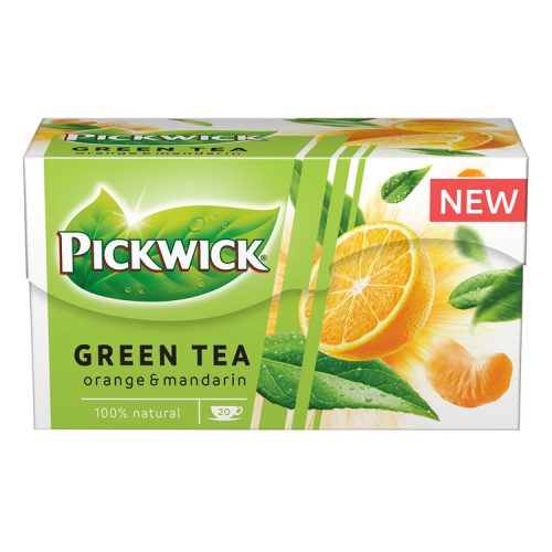 Pickwick zöldtea narancs-mandarin - 30g