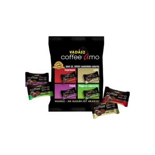 Vadász coffee amo kávé ízű drazsé - 100g