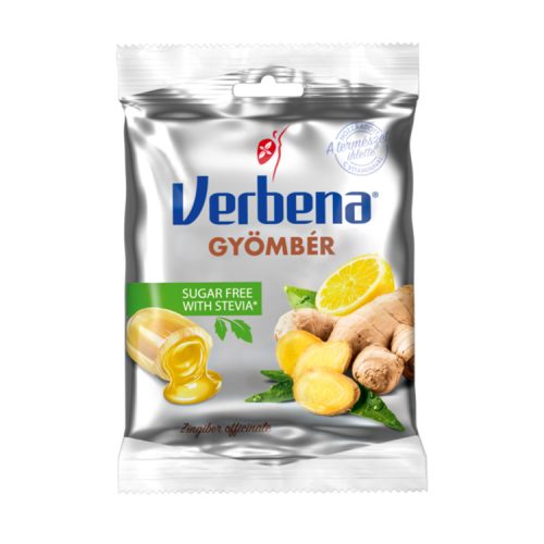 Verbena light cukorka gyömbér - 60g