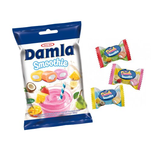 Damla Smoothie vegyes gyümölcs ízű puha karamella - 90g