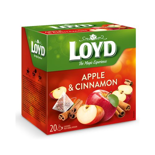 Tea Loyd piramis alma-fahéj 45g