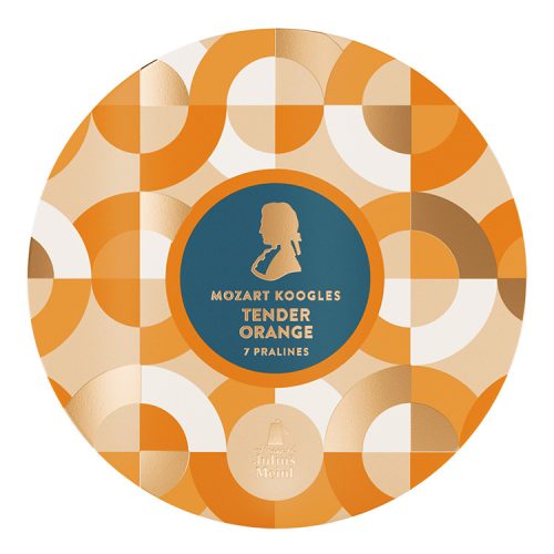 Mozart Koogles Orange Praliné mogyorókrém narancs-marcipán töltelék - 119g