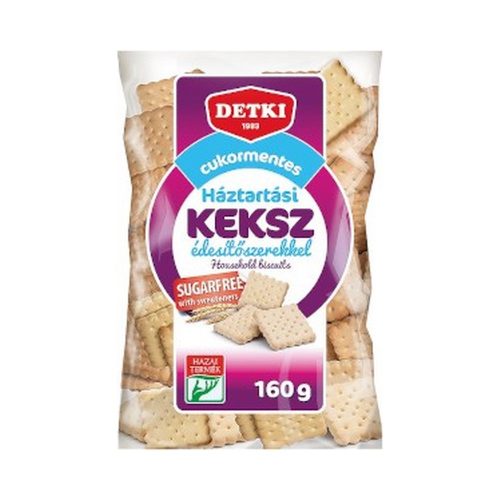 Detki háztarási keksz hozzáadott cukor nélkül, édesítőszerrel - 160g