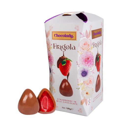 Chocolady Fragola tejcsokoládés - 120g