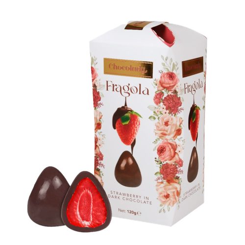 Chocolady Fragola étcsokoládés - 120g