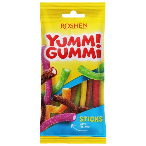 Yummi Gummi gumicukor Sour Sticks - 70 g