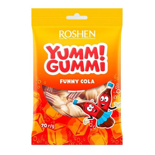 Yummi Gummi gumicukor Funny Cola - 70 g