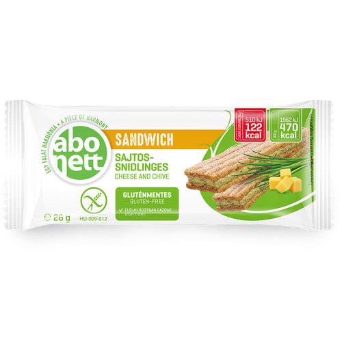 Abonett Sandwich sajtos-snidlinges (gluténmentes) - 26 g