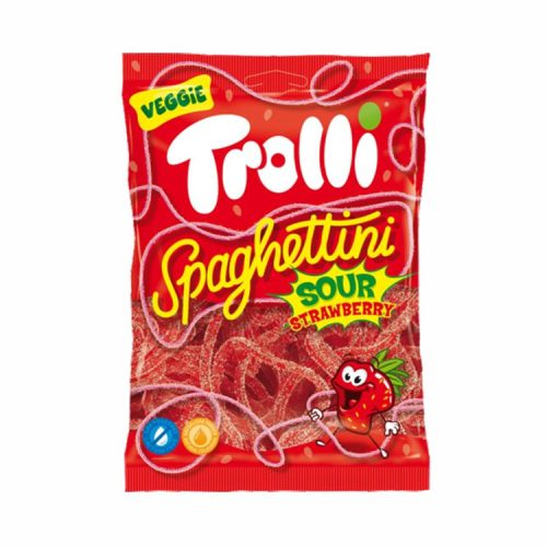 Trolli spaghettini gumicukor eper - 100g