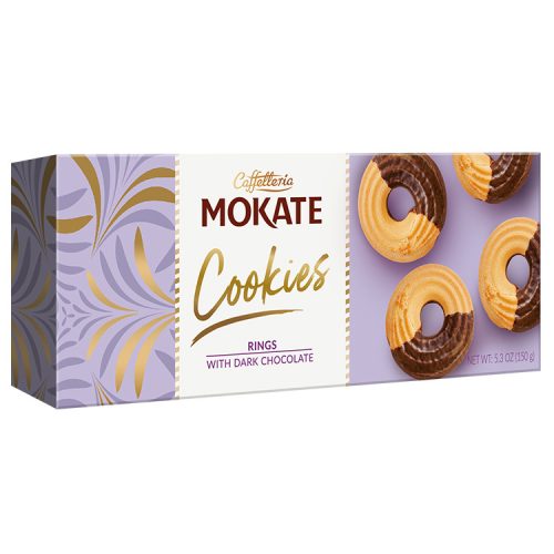 Mokate Cookies étcsokis keksz karikák - 150 g