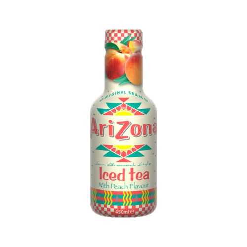 AriZona fekete tea barack PET - 450 ml