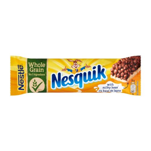 Nestlé Nesquik ropogós, kakaós gabonapehely-szelet - 25 g