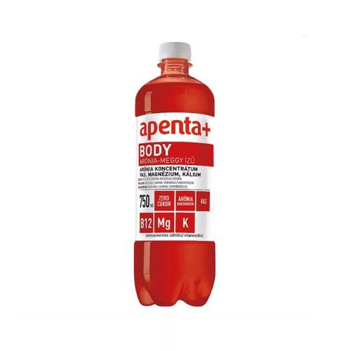 Apenta+BODY arónia-meggy ízű üdítőital - 750ml