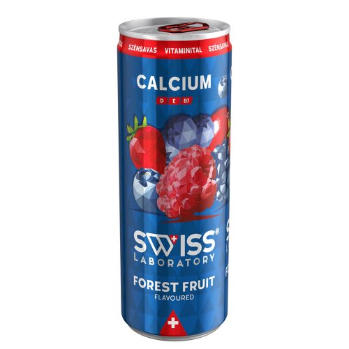 Swiss Laboratory Kálcium erdei gyümölcs ízű szénsavas ital - 250ml