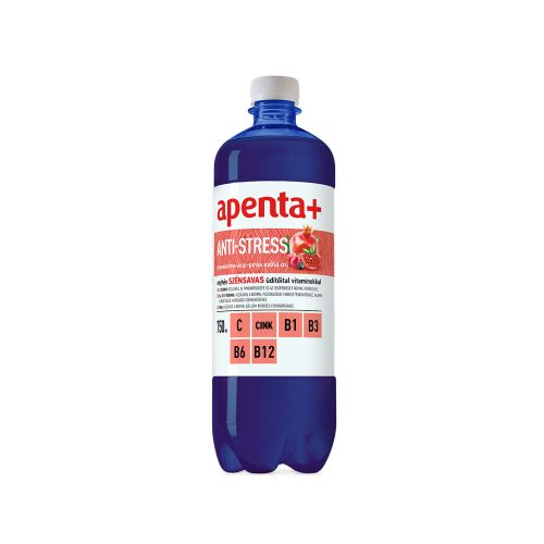 Apenta+ANTI STRESS gránáta.-acai-piros szőlő ízű szénsavas ital - 750ml