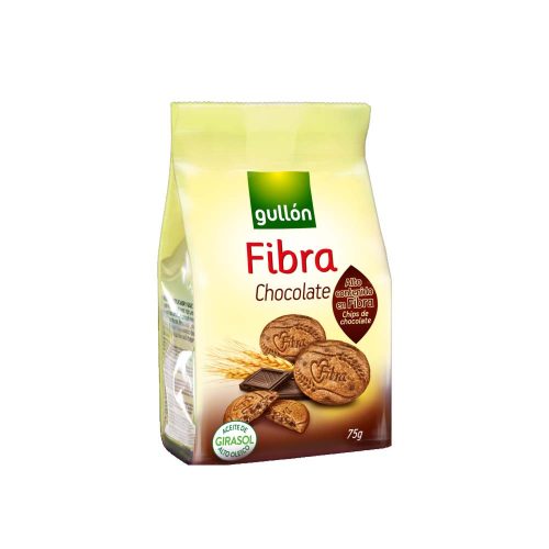 Gullon mini fibra csokoládé ízű keksz - 75g