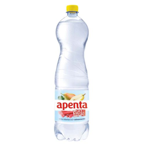 Apenta VitaMixx körte-rebarbara ízesített ásványvíz - 1500 ml