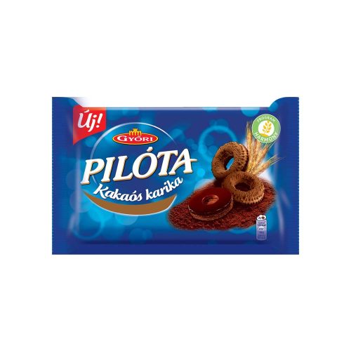 Pilóta vaníliás karika kakaós - 150g