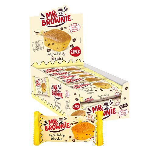 Mr. Brownie blondies belga csokoládé darabokkal - 50g