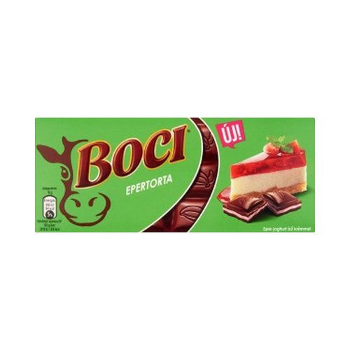 Boci táblás epertorta csokoládé - 90g