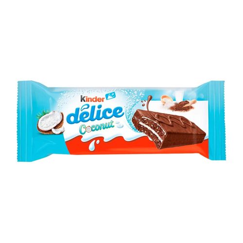 Kinder delice kókuszos krémmel töltött kakaós piskóta - 37g